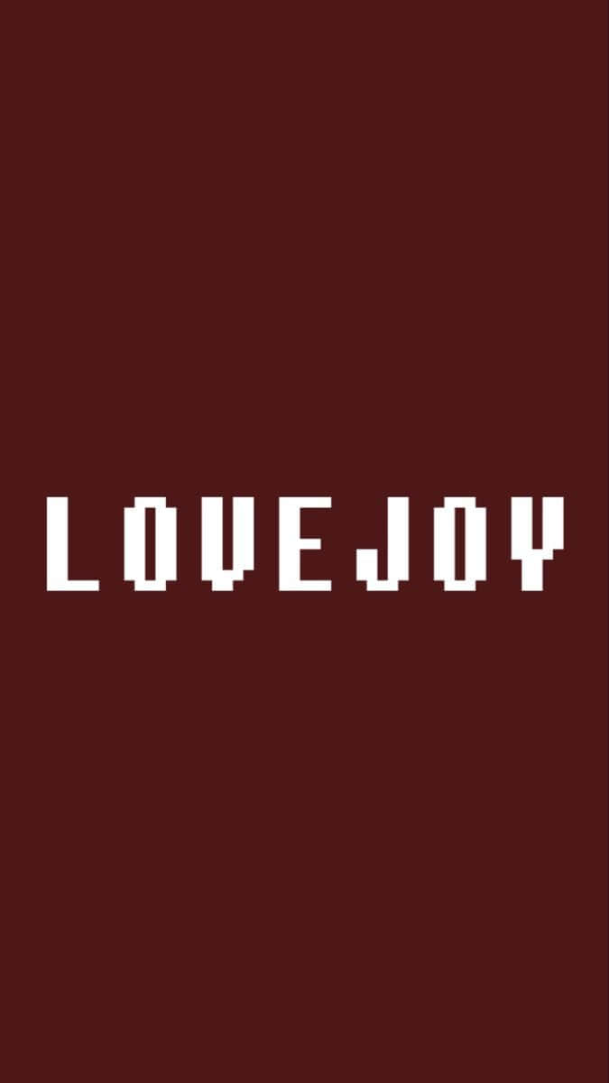 Love Joy Pixel Font Lettering
