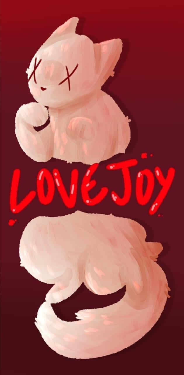 Love Joy White Cat Poster Background