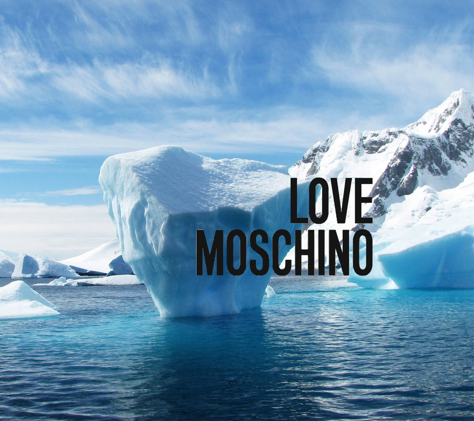 Love Moschino Iceberg Background