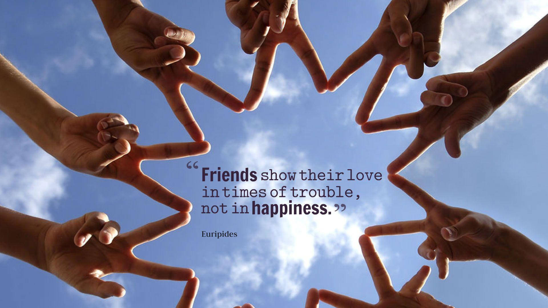 Love Of Friendship Quotes Background