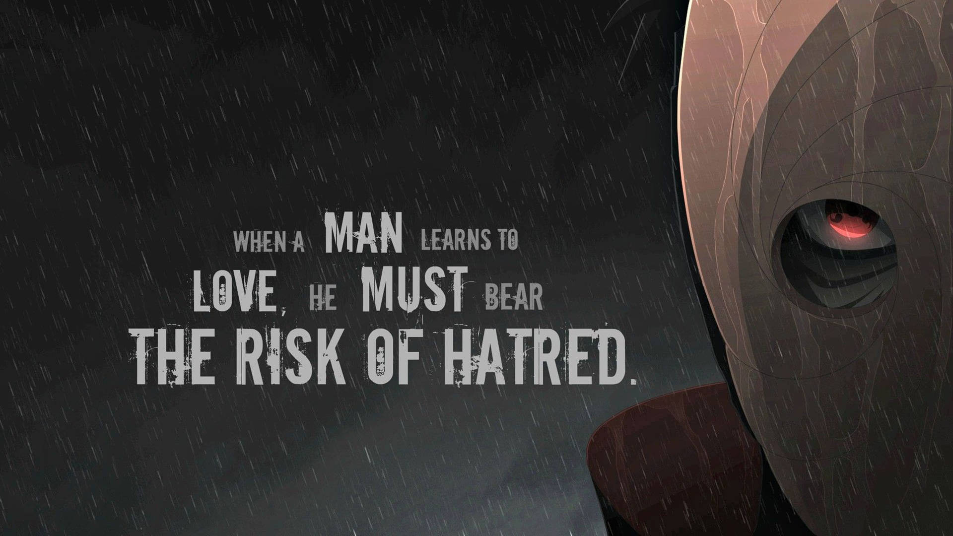 Love Pain Quote Background