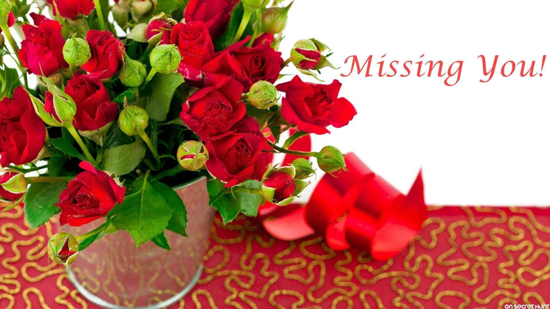 Love Rose Missing You Background