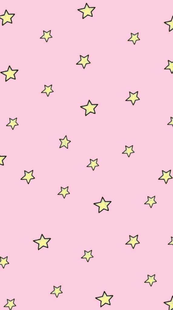 Love The Fun, Feminine Style Of A Light Pink Iphone Background