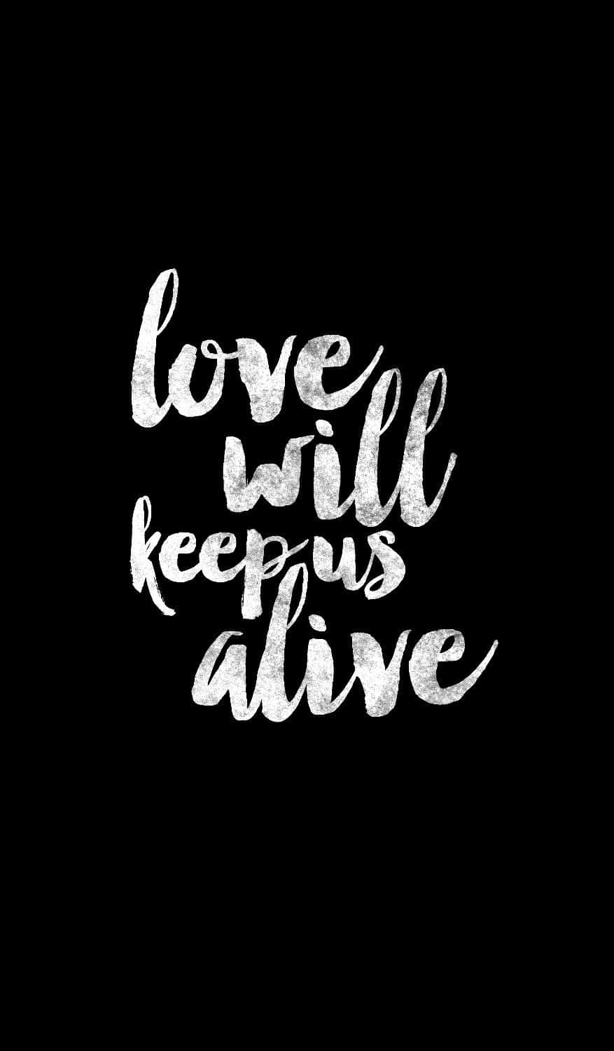 Love Will Keep Us Alive Background