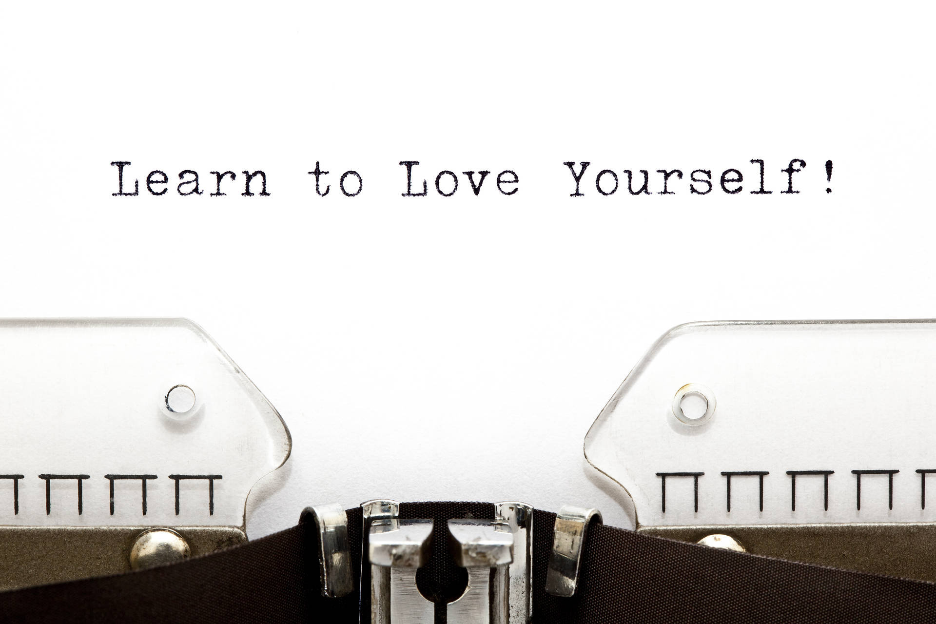 Love Yourself Inspirational Laptop Background