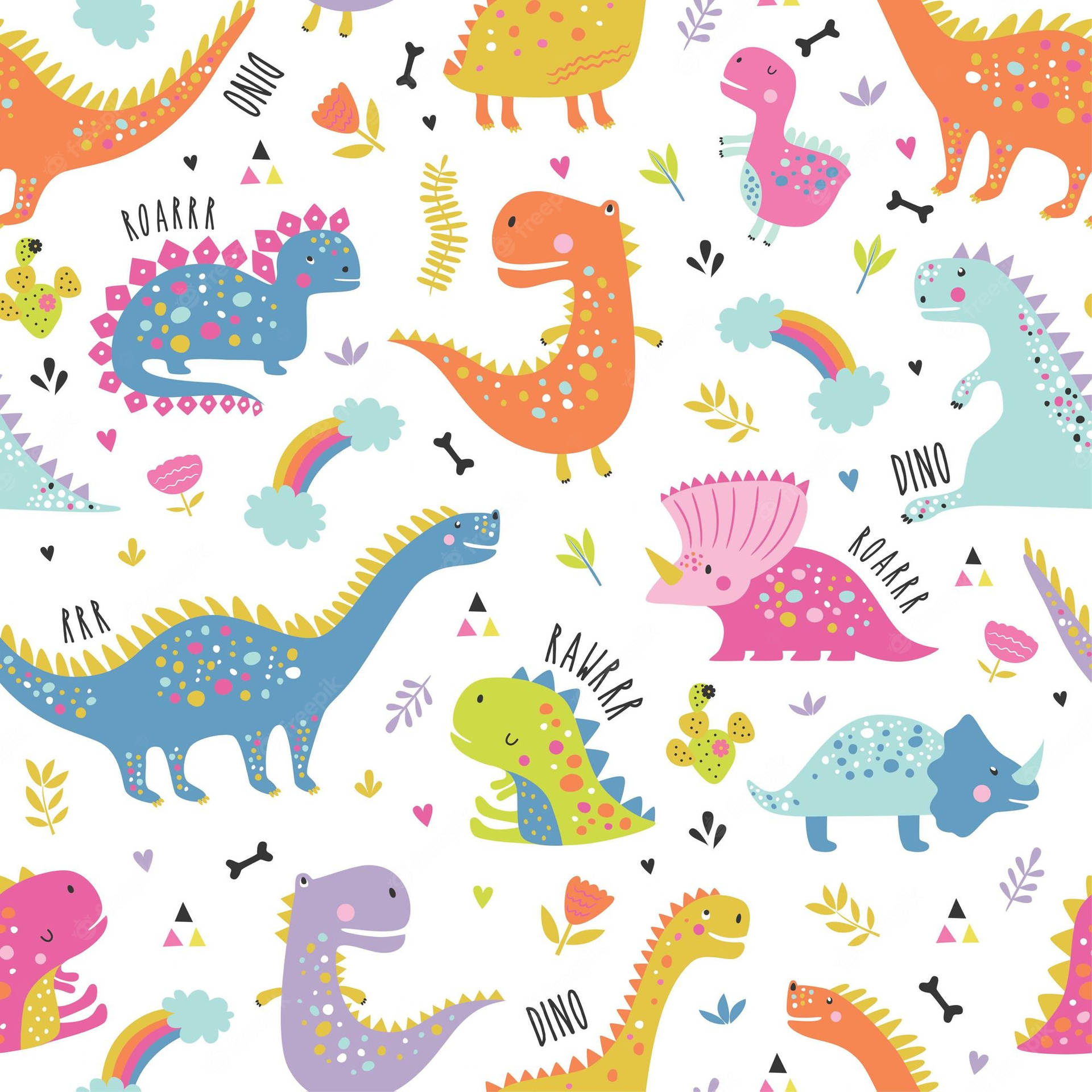 Loveable Dinosaurs Background