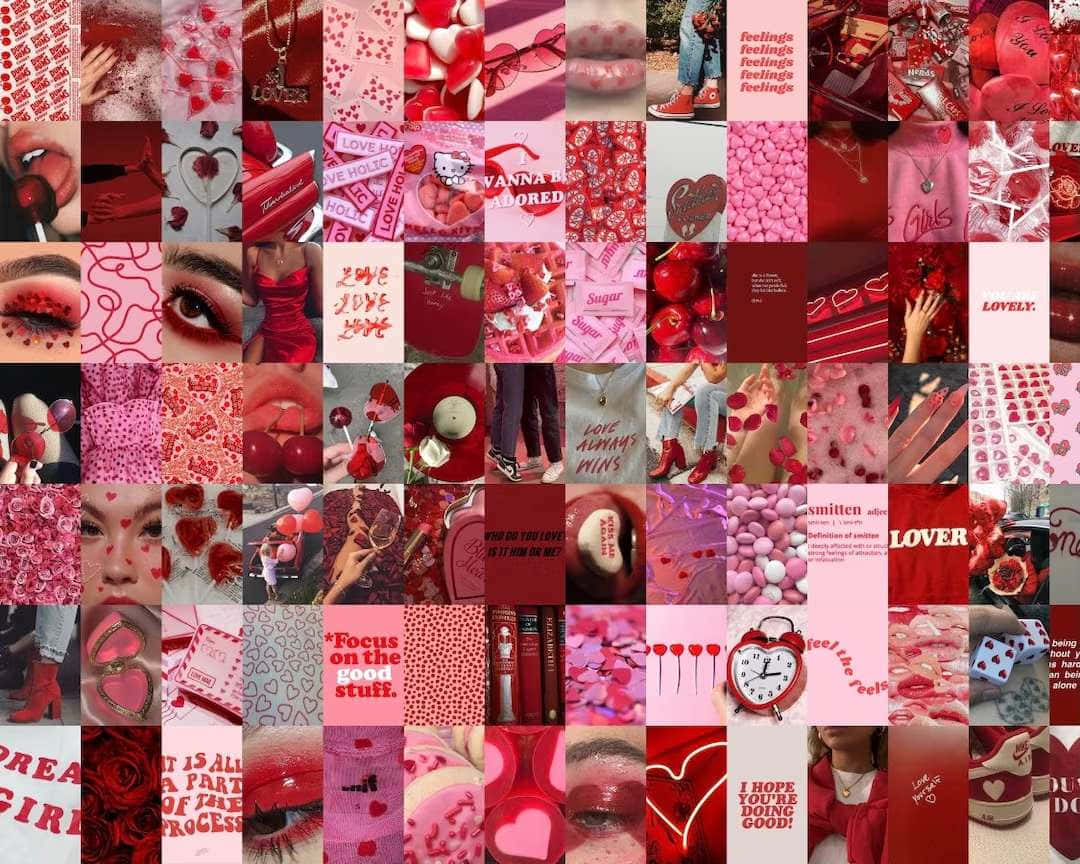 Lovecore Aesthetic Collage