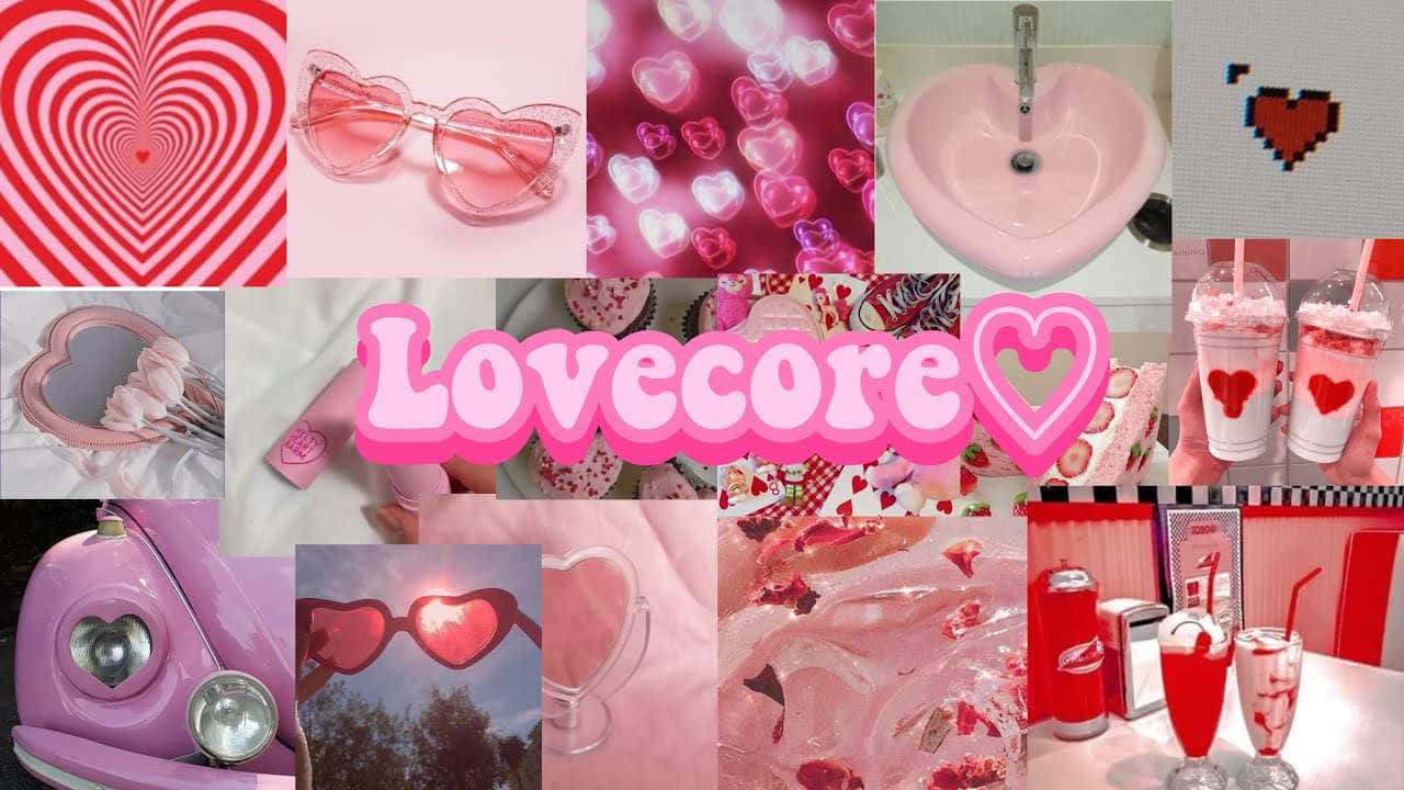 Lovecore Aesthetic Collage