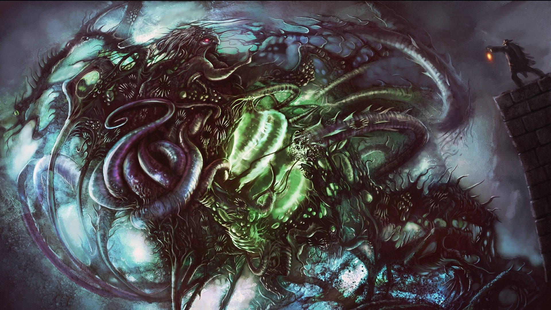 Lovecraft 3d Art Background