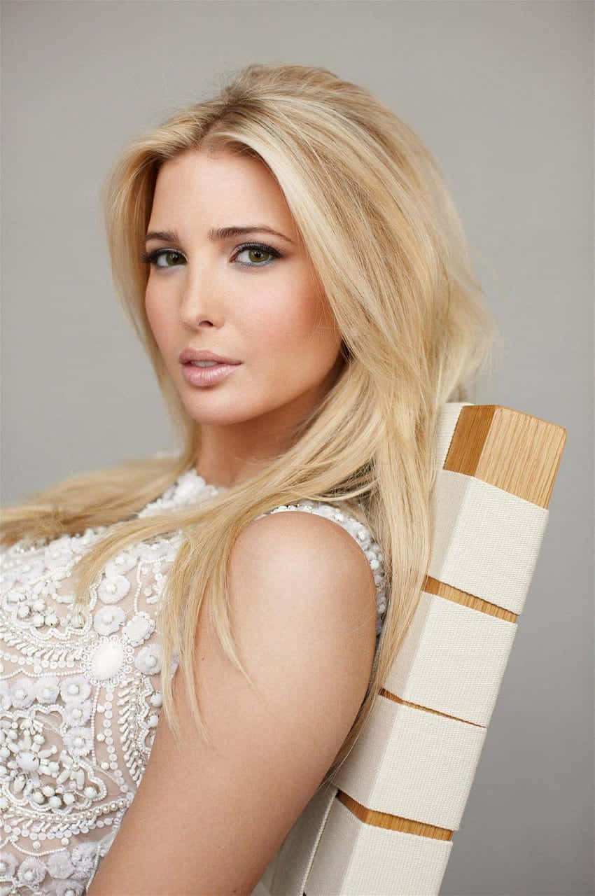 Lovely Blonde Hair Of Ivana Trump
