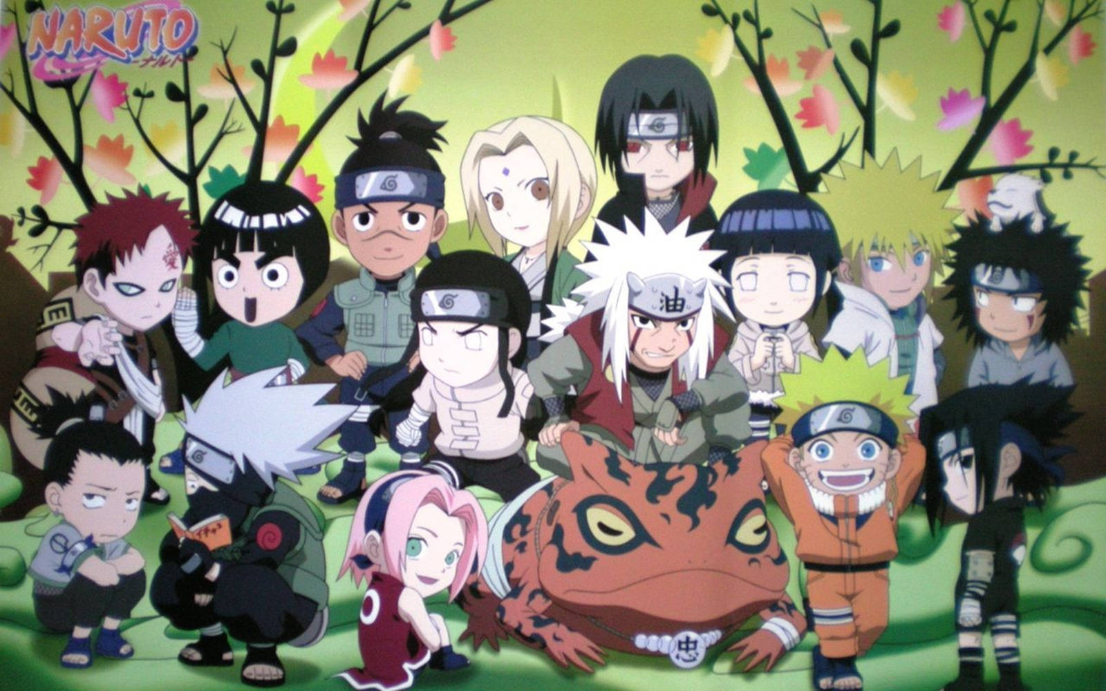 Lovely Chibi Naruto Laptop Background