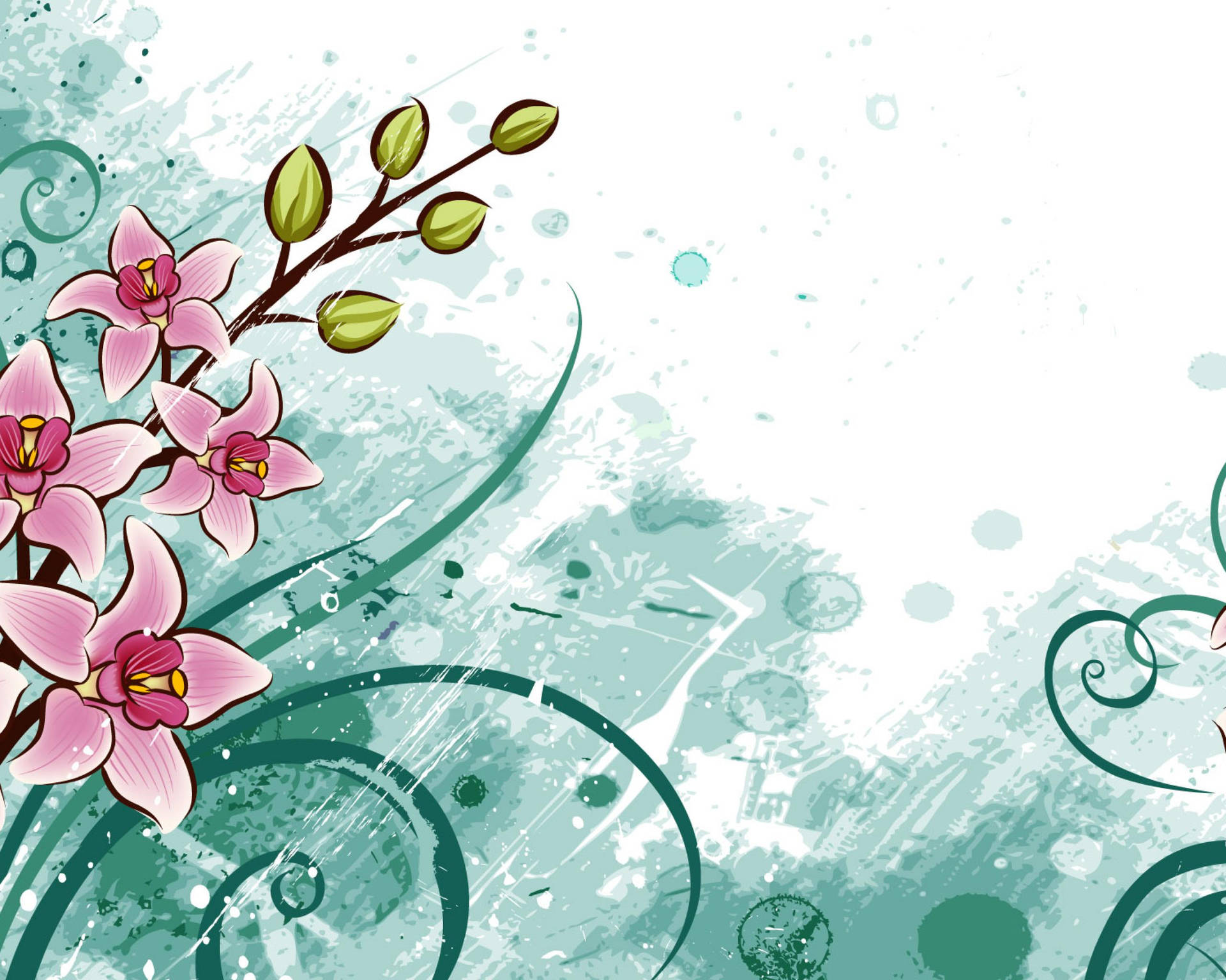 Lovely Flowers Design Background