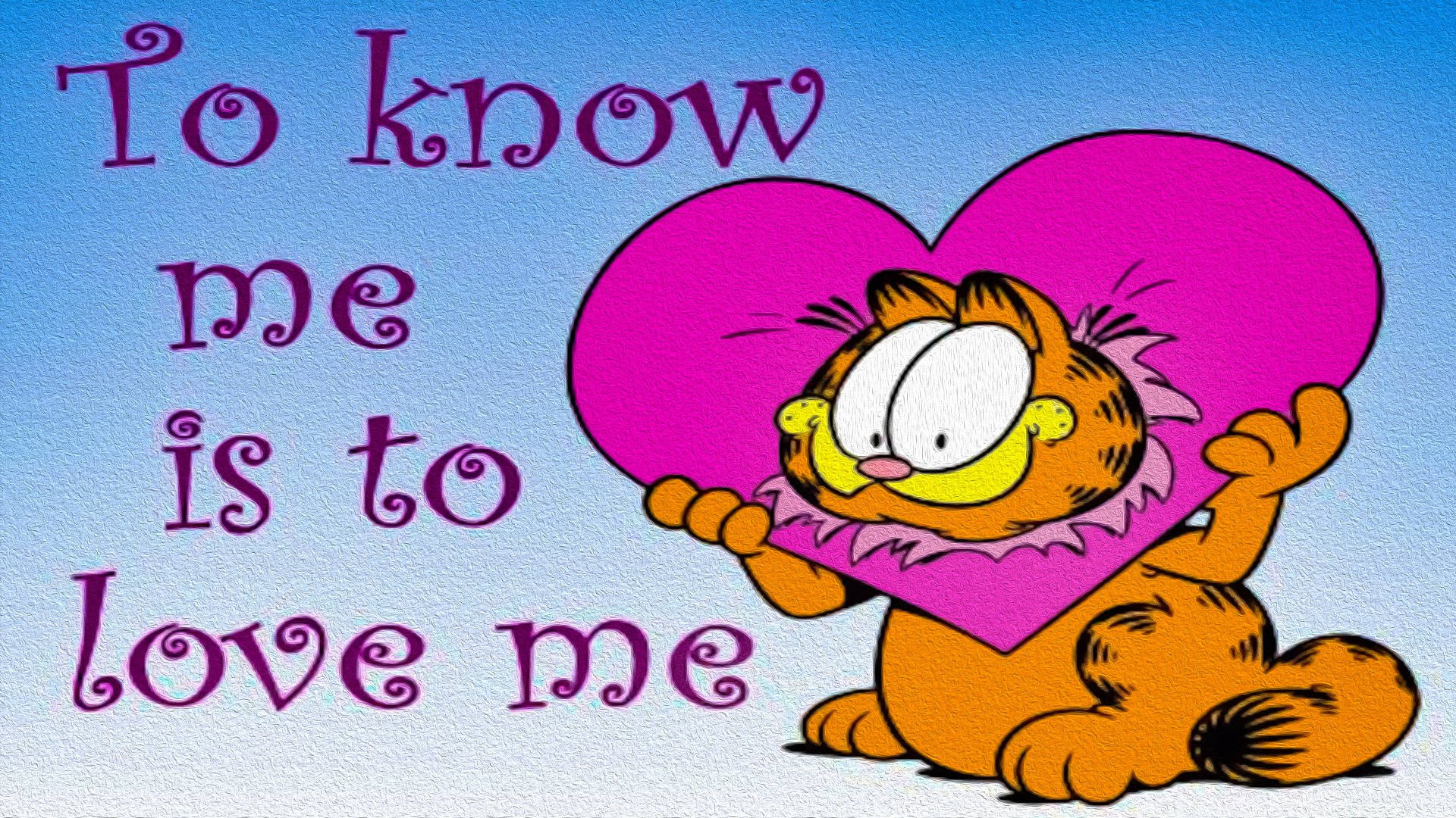Lovely Garfield Quote Background