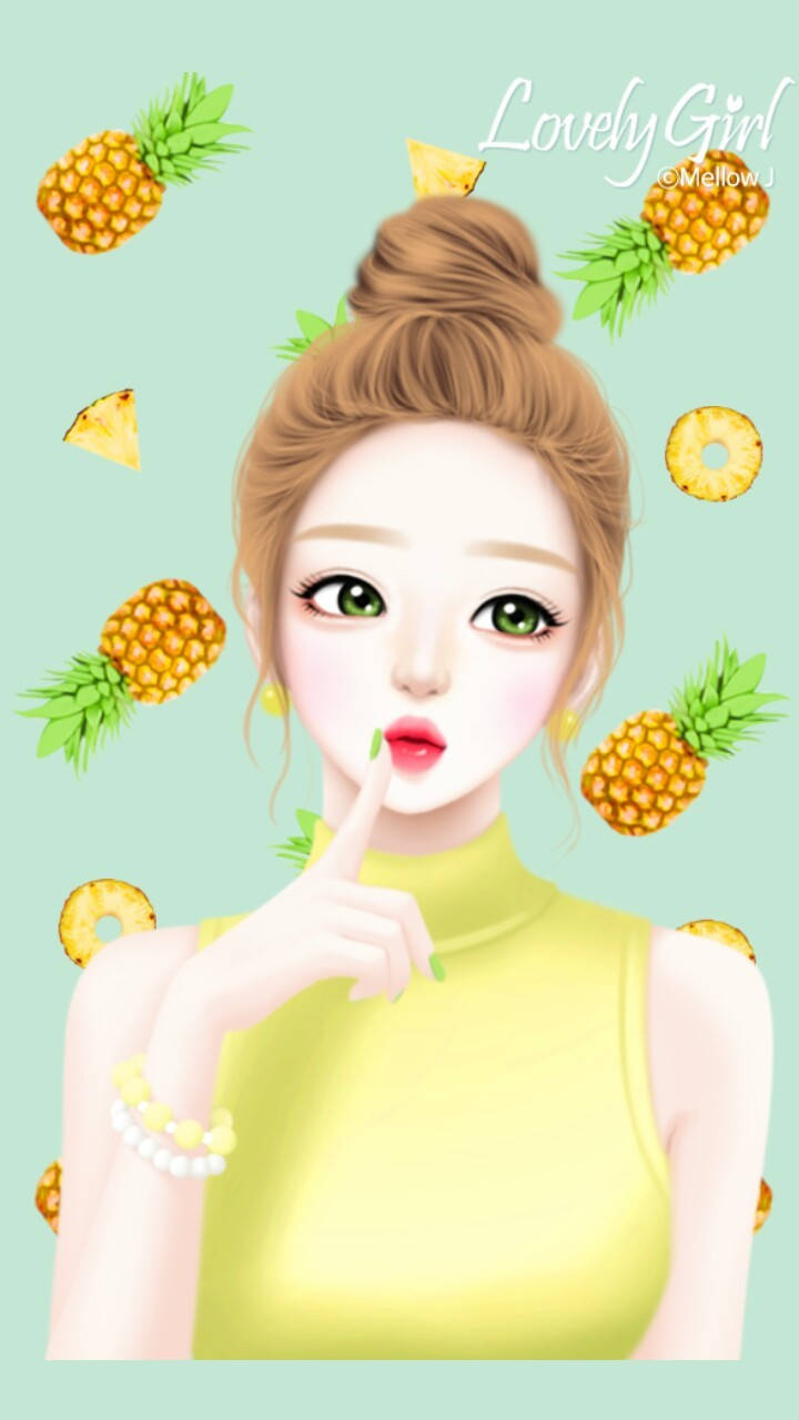 Lovely Girl Graphic Art