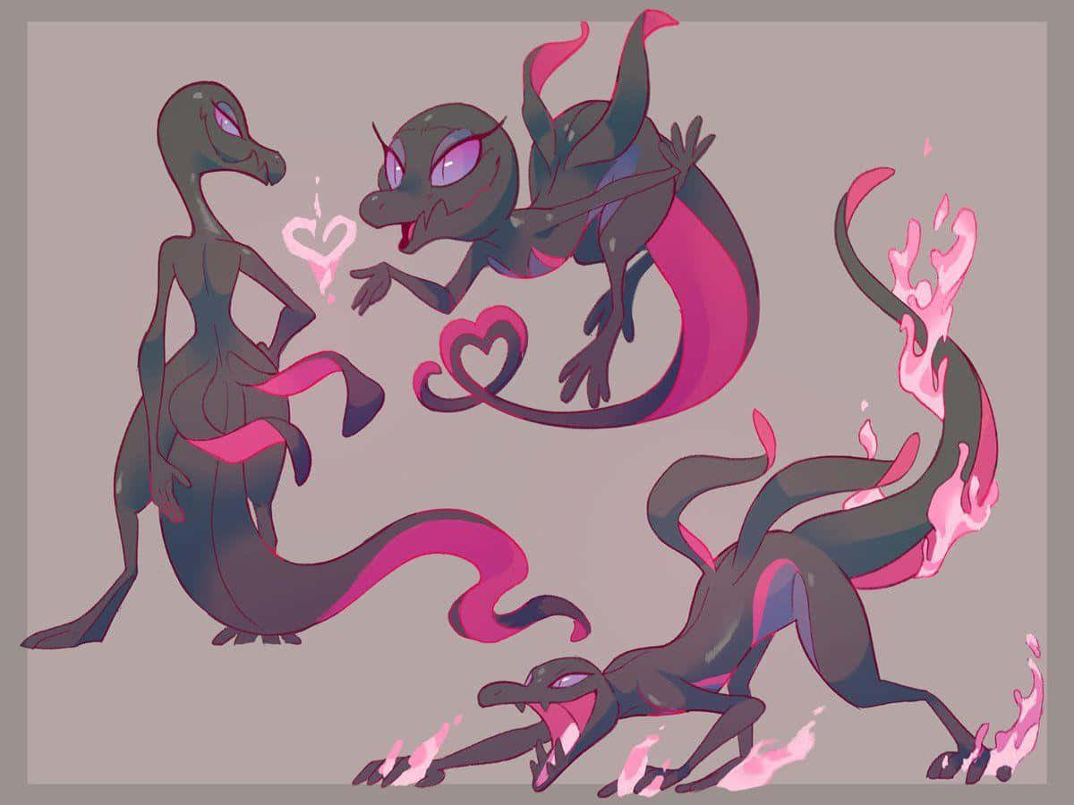 Lovely Girl Pokémon Salazzle