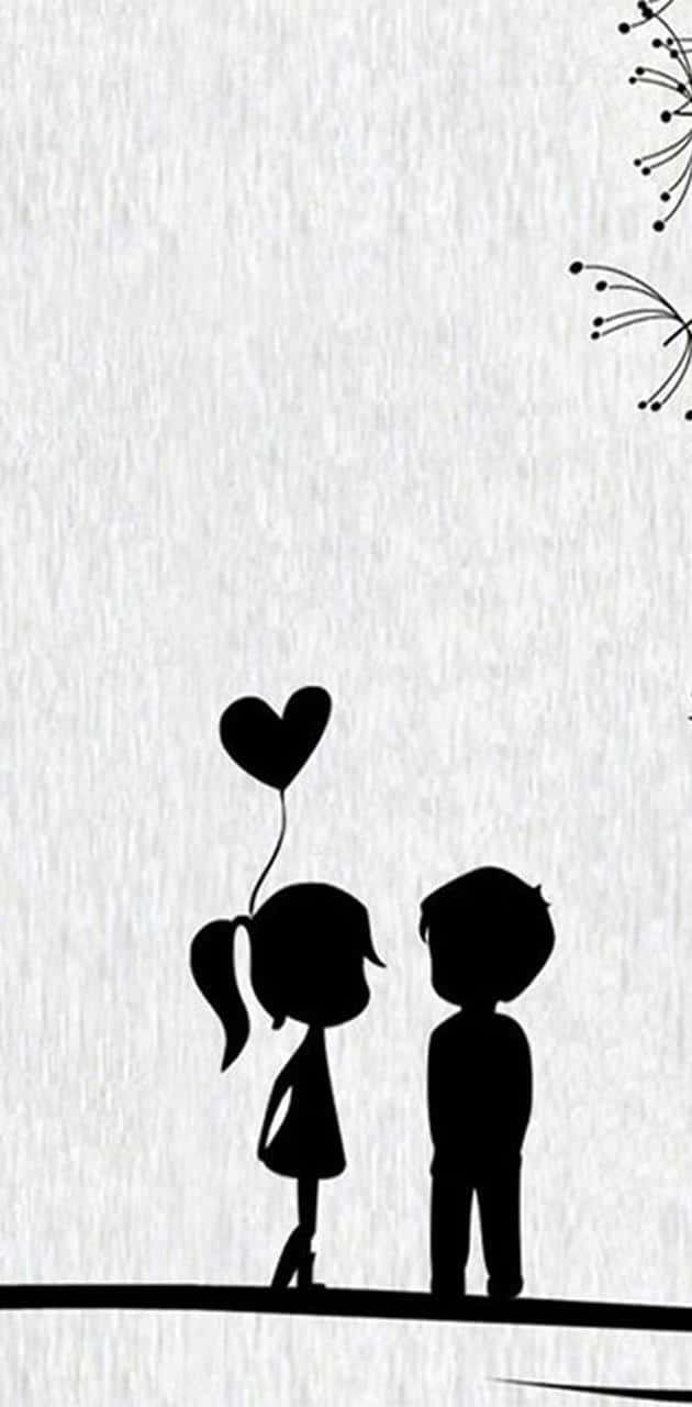 Lovely Heart Balloon Art [wallpaper]