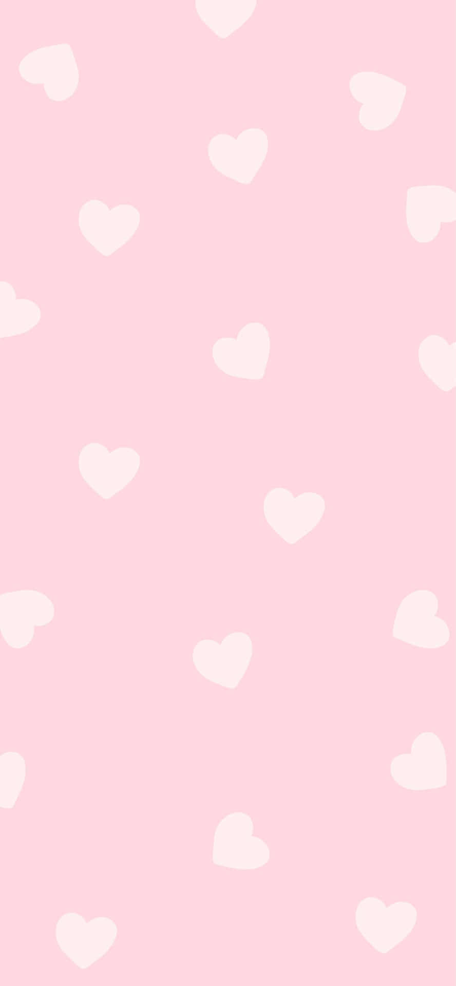 Lovely Heart Digital Art Aesthetic Valentine's Day Background