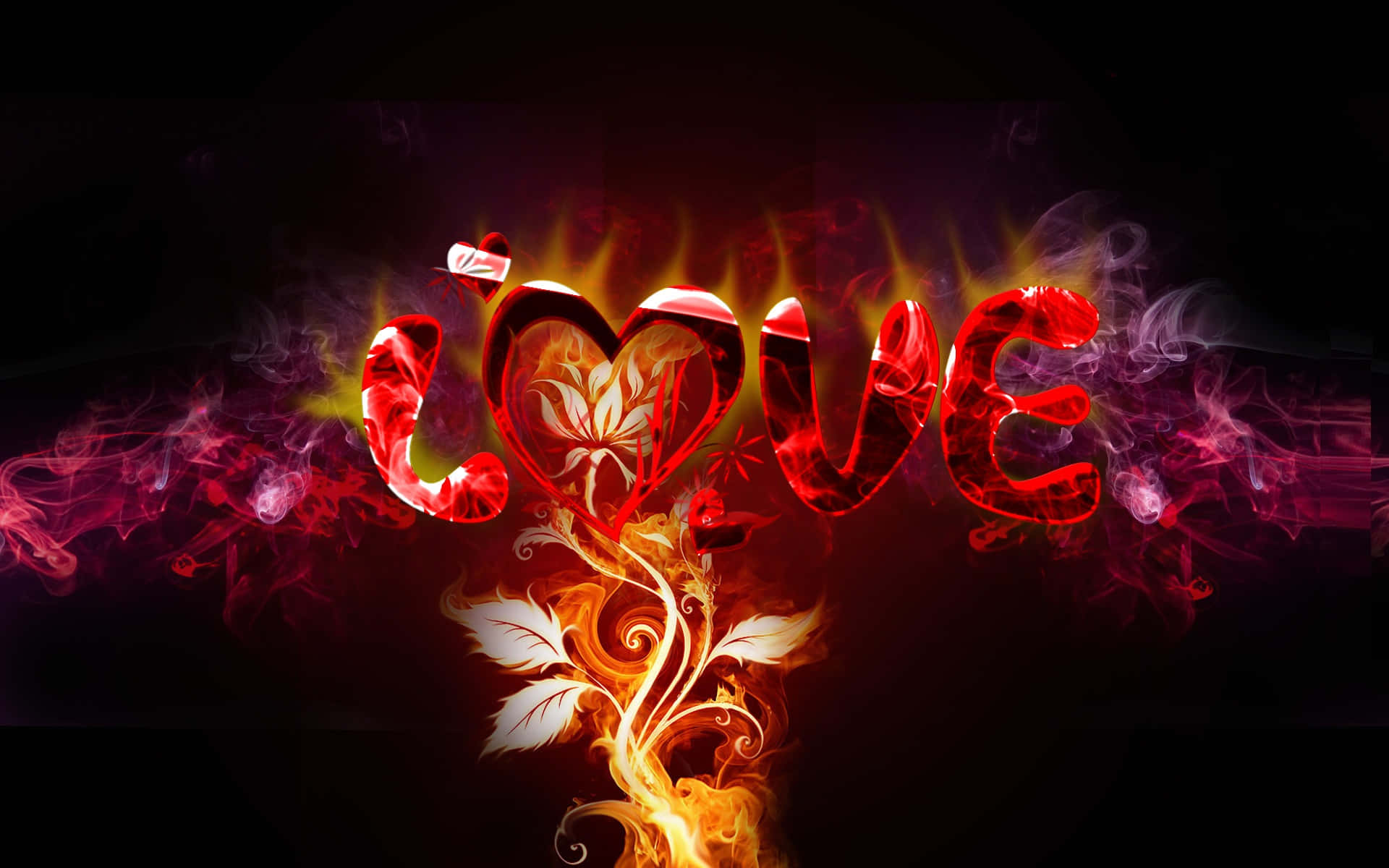 Lovely Heart Digital Art [wallpaper] Background