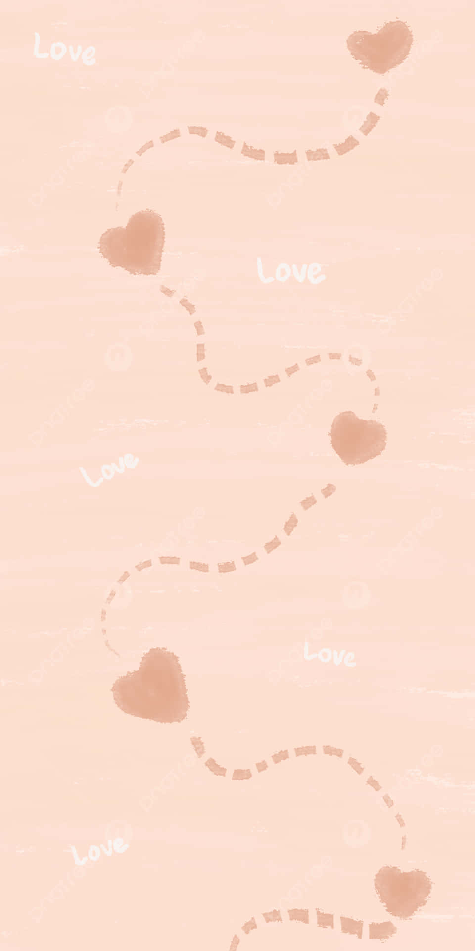 Lovely Heart Line [wallpaper] Background