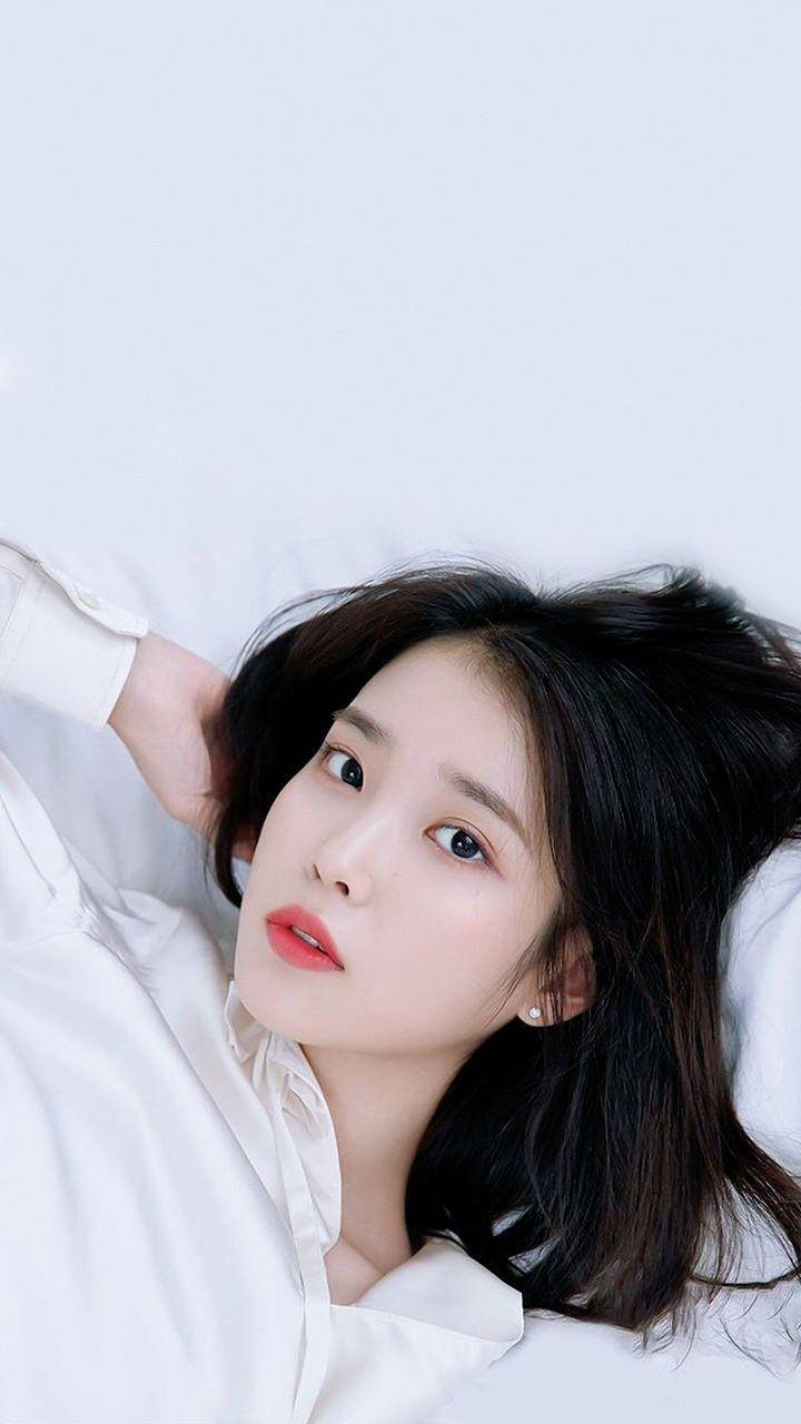 Lovely Iu In White Background