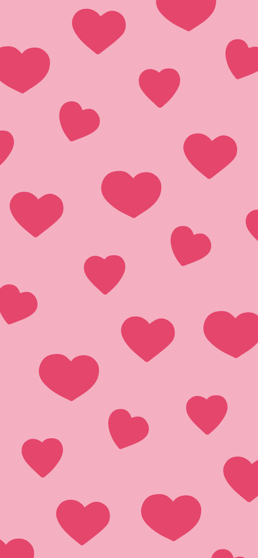 Lovely Pink Hearts [wallpaper] Background