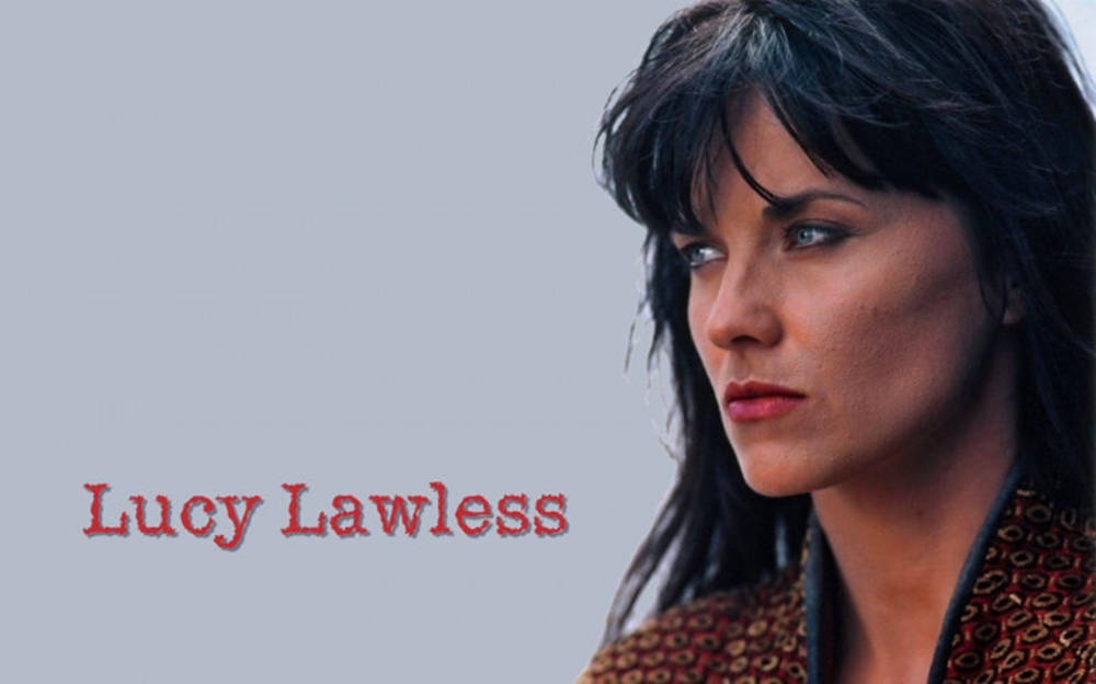 Lovely Portrait Of Lucy Lawless Background