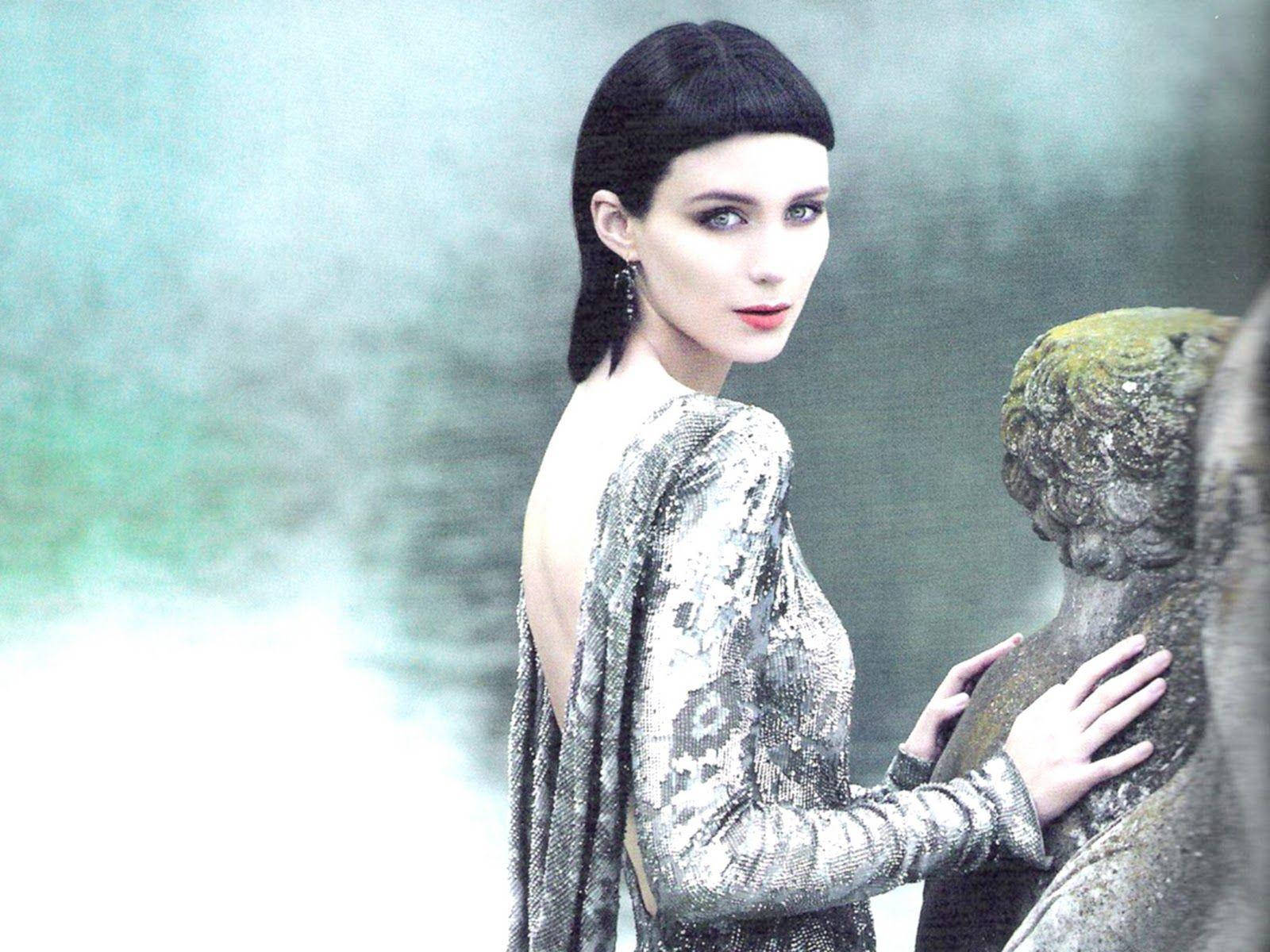 Lovely Portrait Of Rooney Mara Background