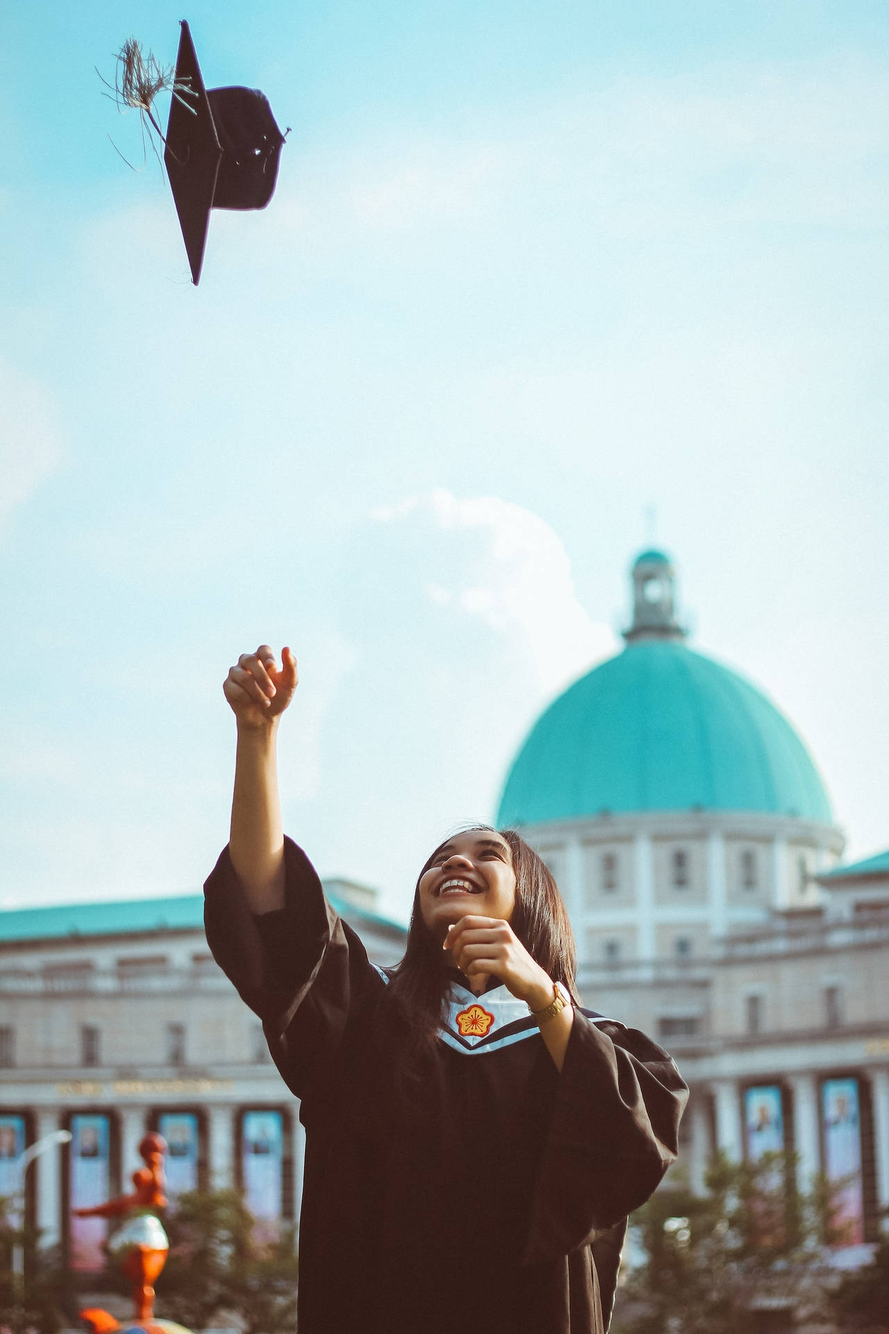 Lovely Teenage Girl Graduation