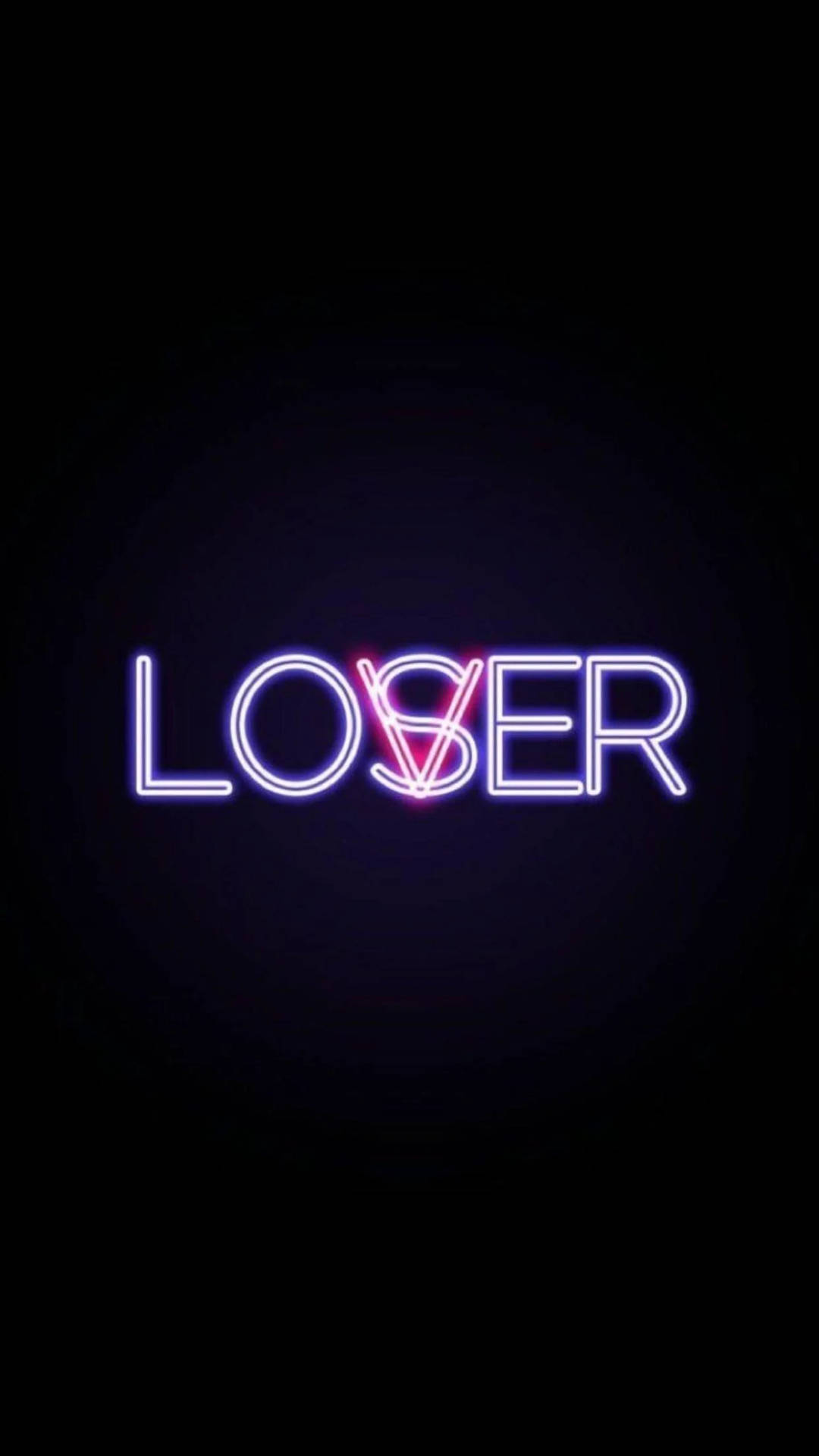 Lover Loser Dark Grunge Aesthetic Background