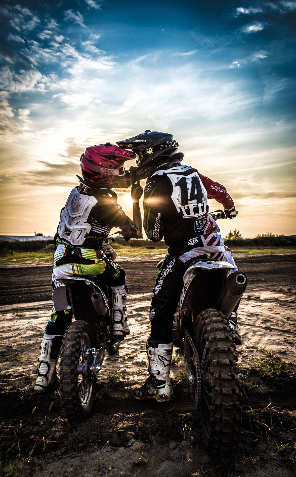 Lovers On Bike Ride