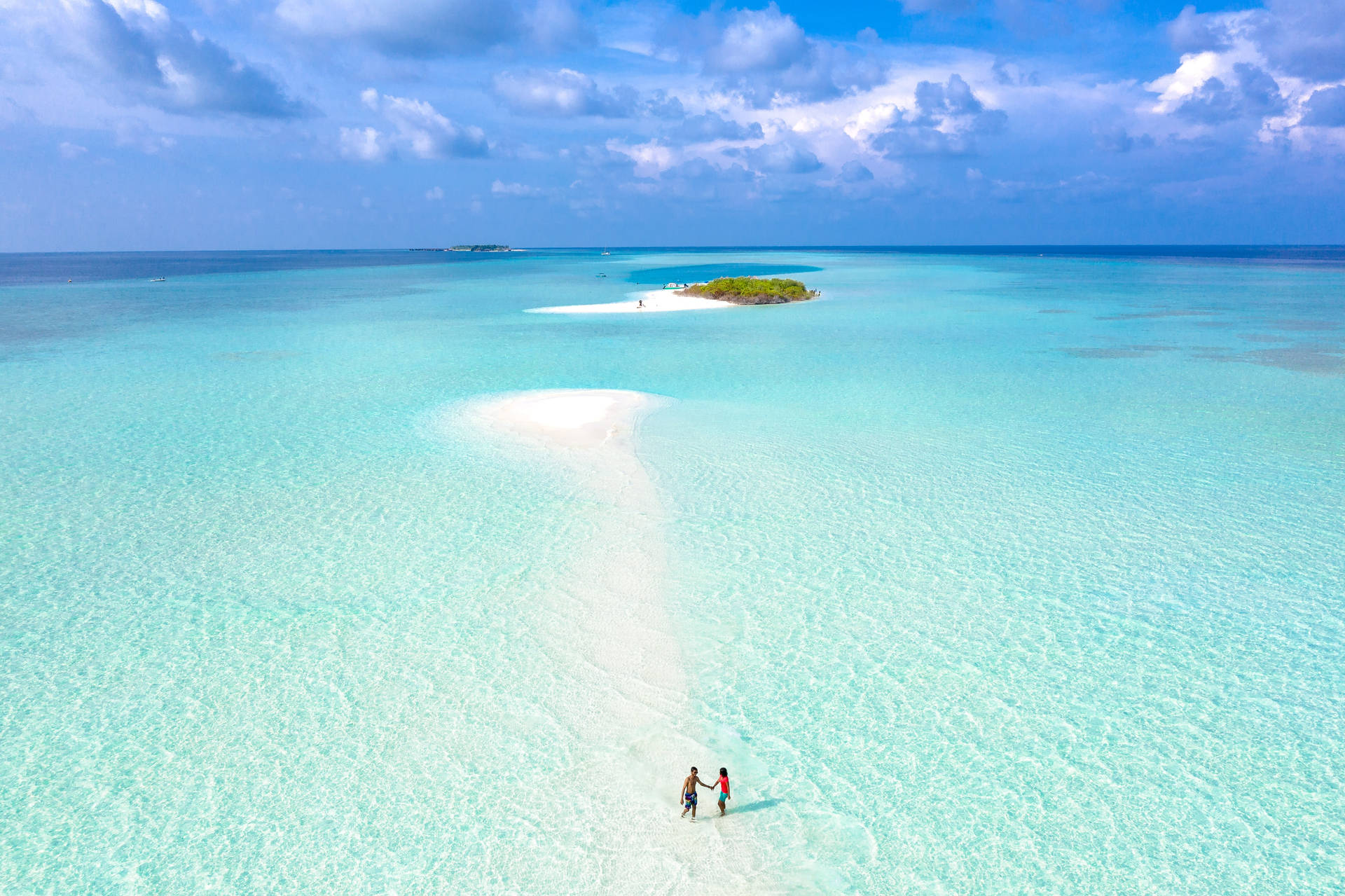 Lovers Sandbar Background