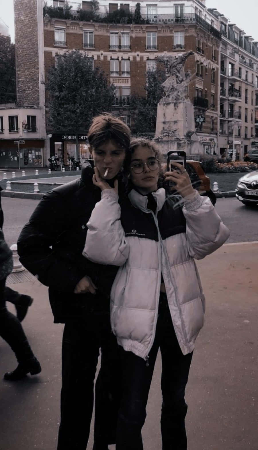 Loving Couple Spending Quality Time Together Background