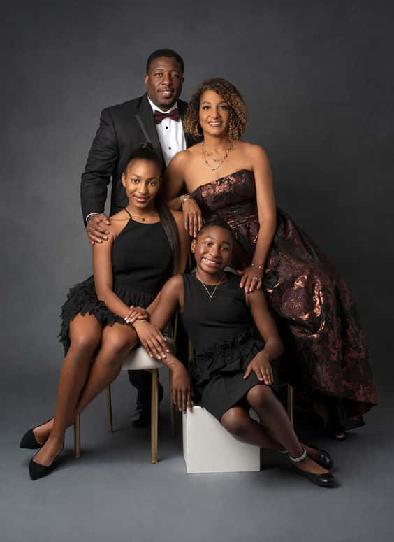 Loving Family Portrait Background