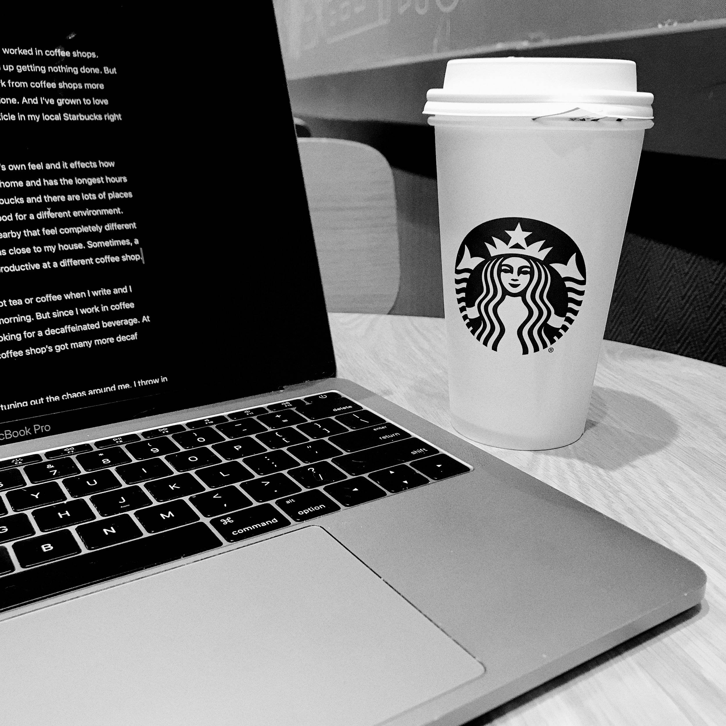 Loving Of Coffee Blog On Laptop