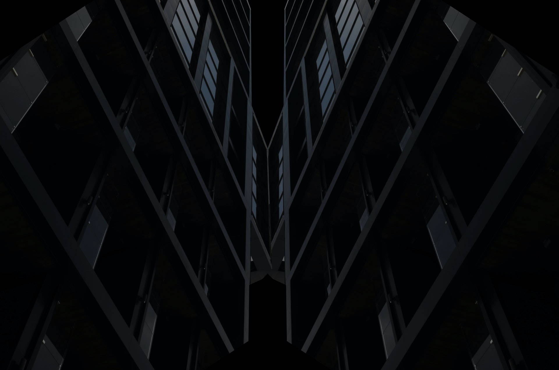 Low Angle Black Building Pc Background