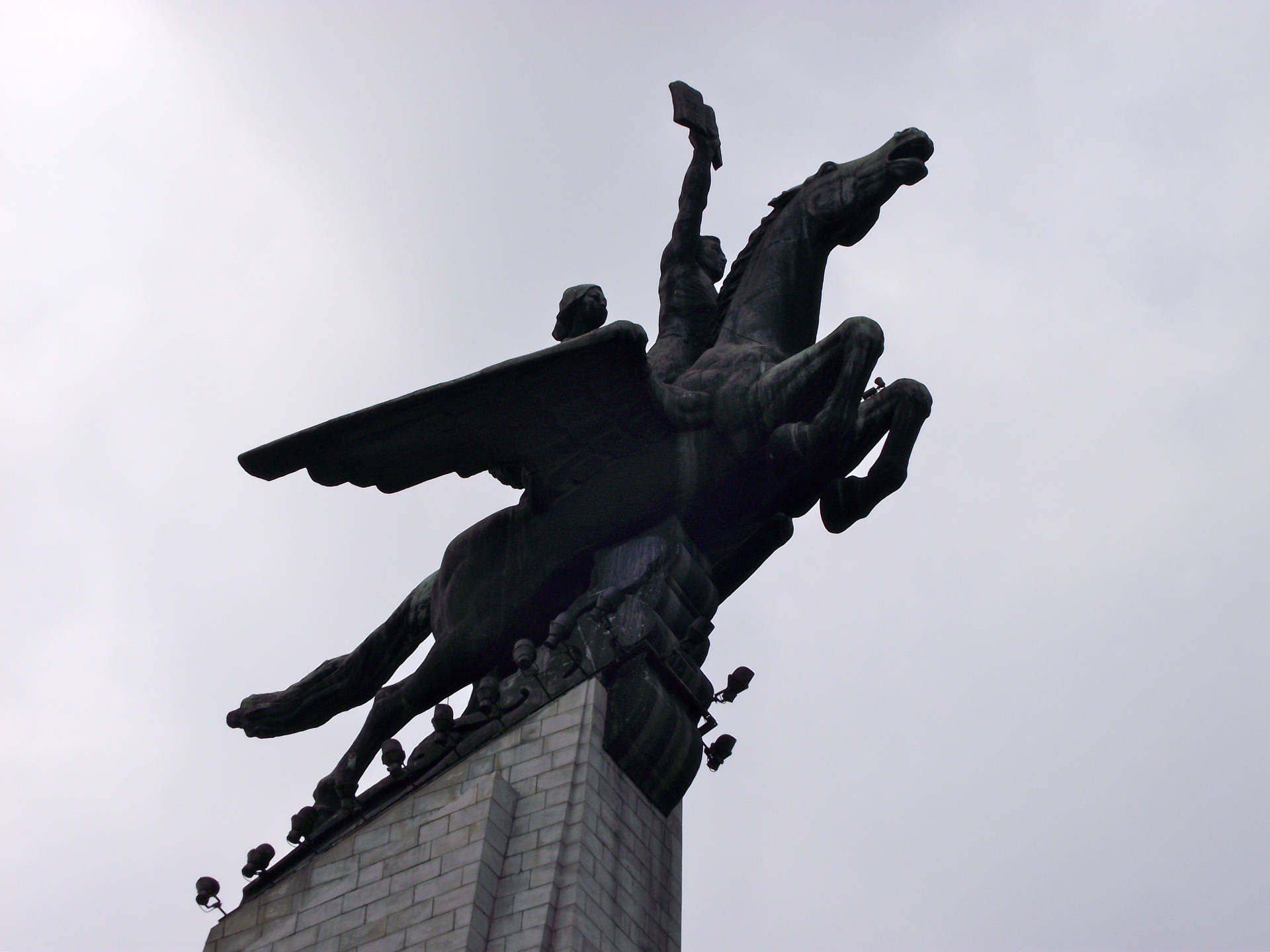 Low-angle Chollima Statue Pyongyang