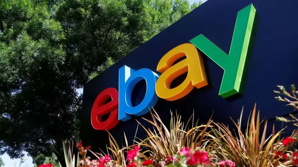 Low-angle Photo Of Ebay Uk Logo