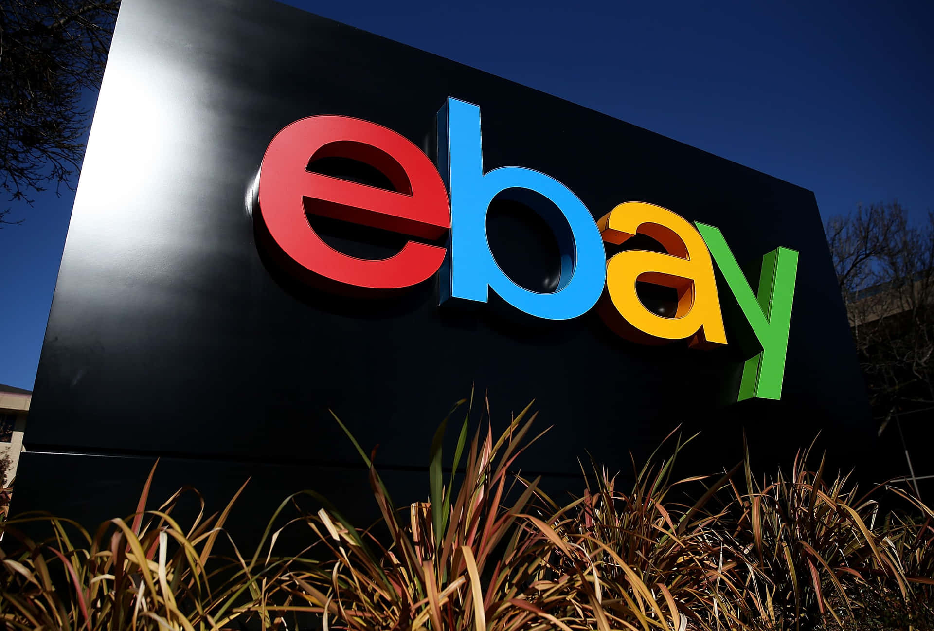 Low-angle Photo Of Ebay Uk Sign
