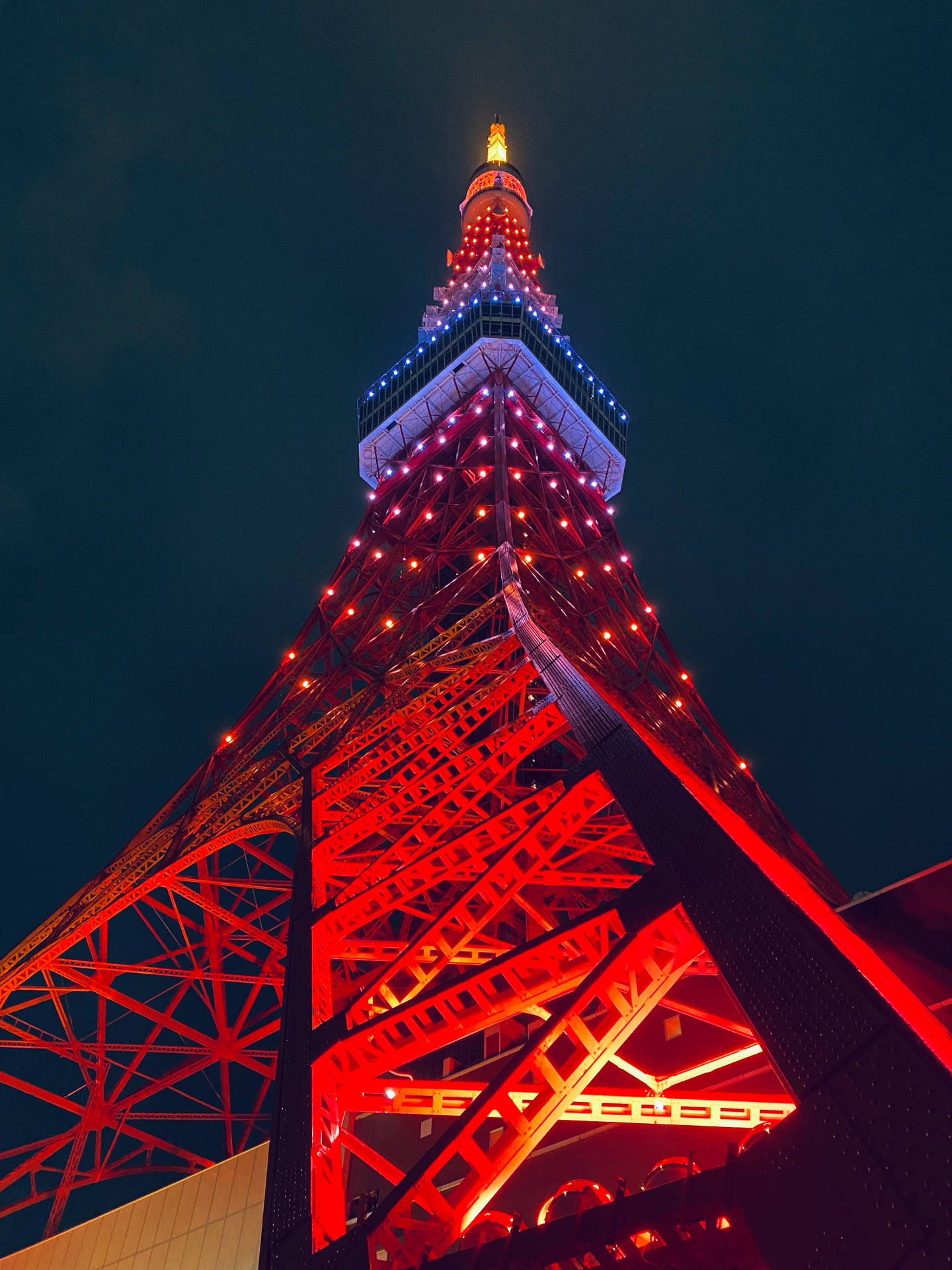 Low-angle Shot Of Tokyo Tower Background