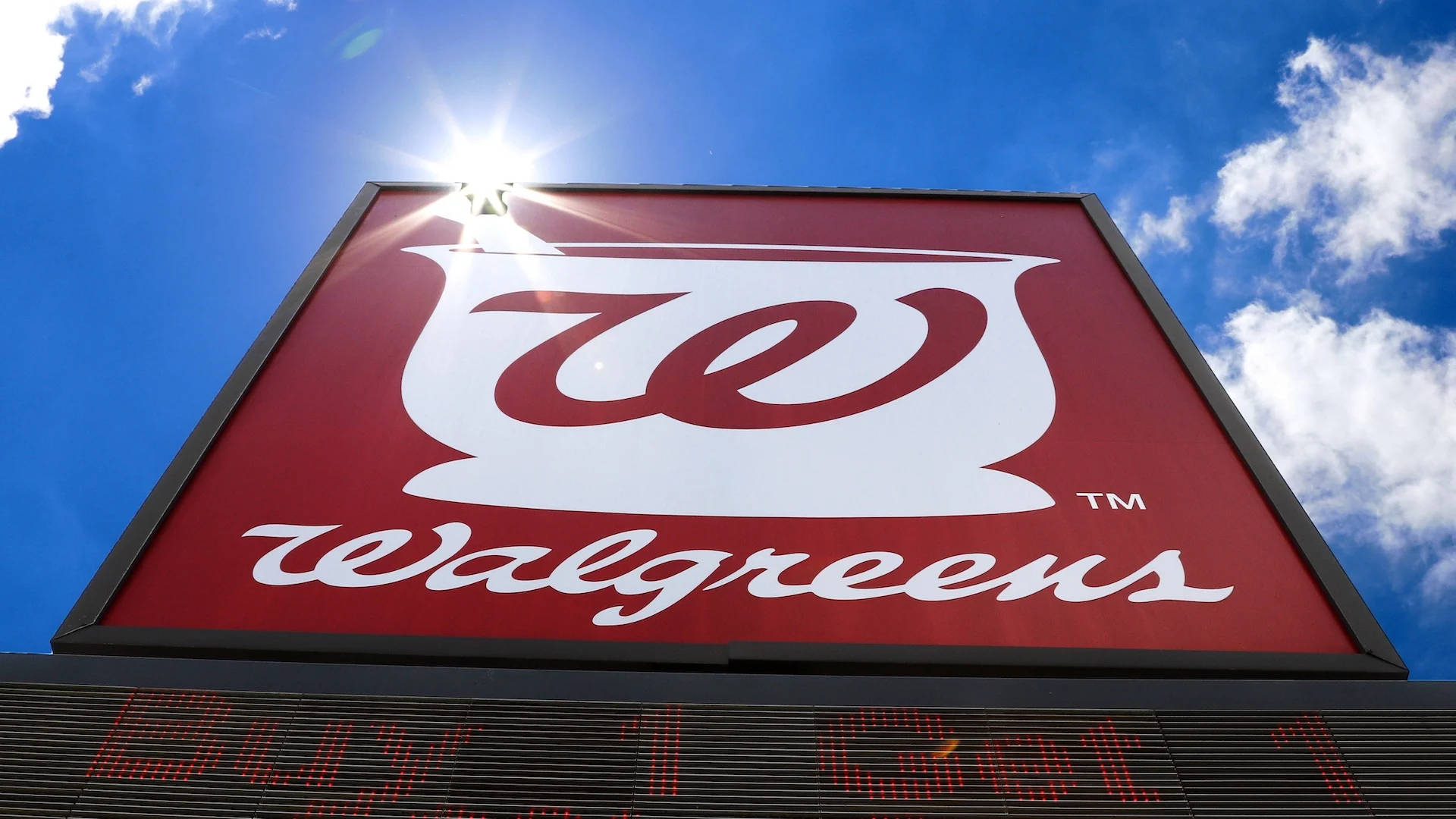 Low-angle Shot Walgreens Signage Background