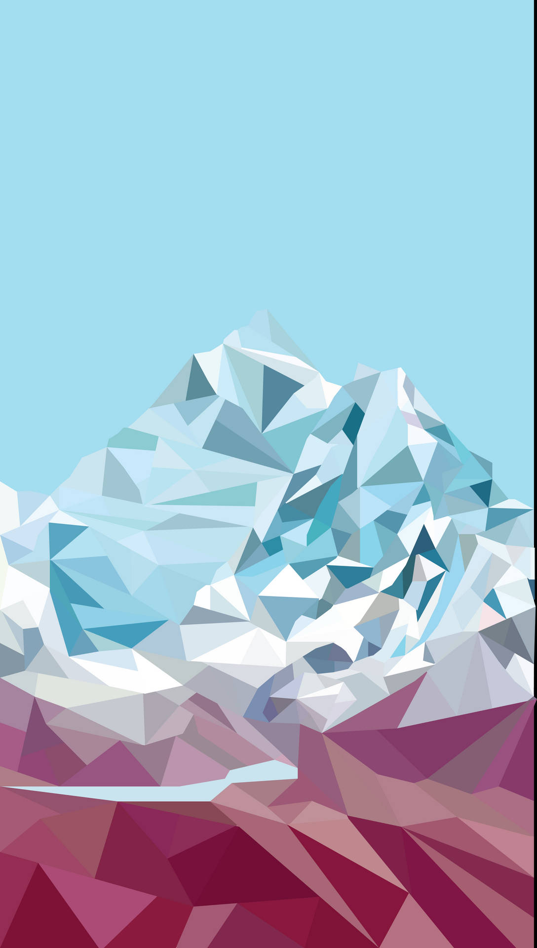 Low Poly Mountain Everest