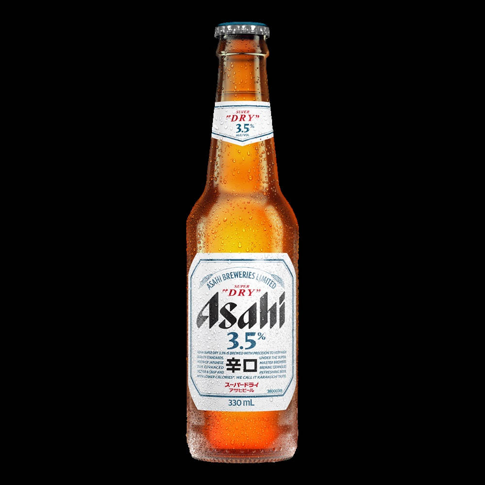 Low Yeast Beer Groceries Asahi Super Dry Background