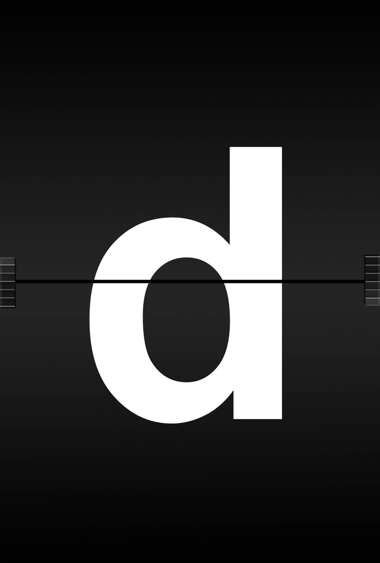 Lowercase Letter D Background