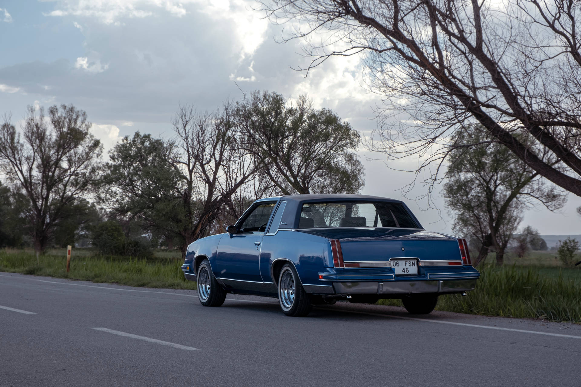 Lowrider Oldsmobile Cutlass Background