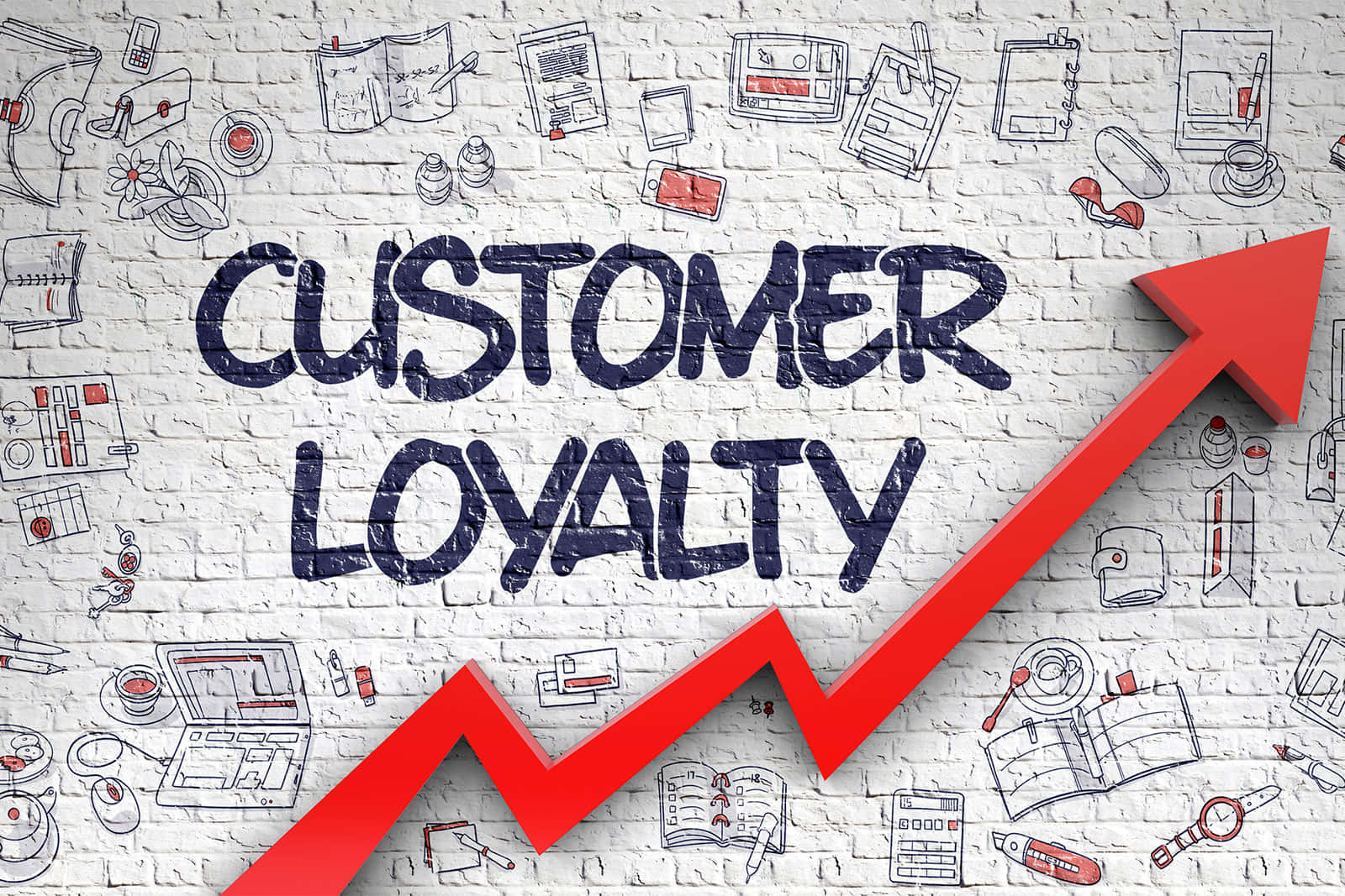 Loyal Customer Graphic Design Background