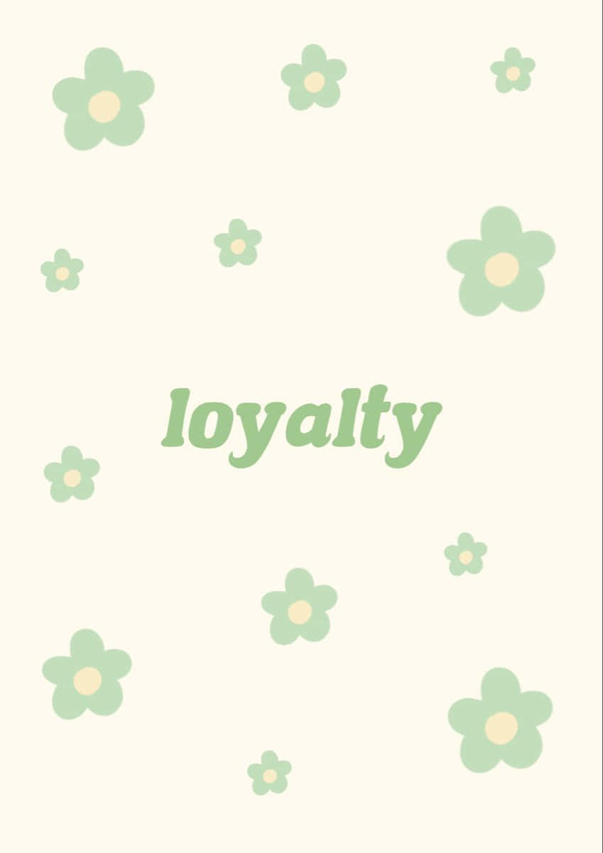 Loyal Cute Floral Art Background