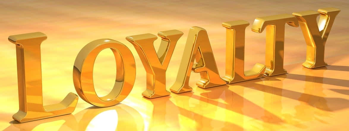 Loyal Golden 3d Graphics Background