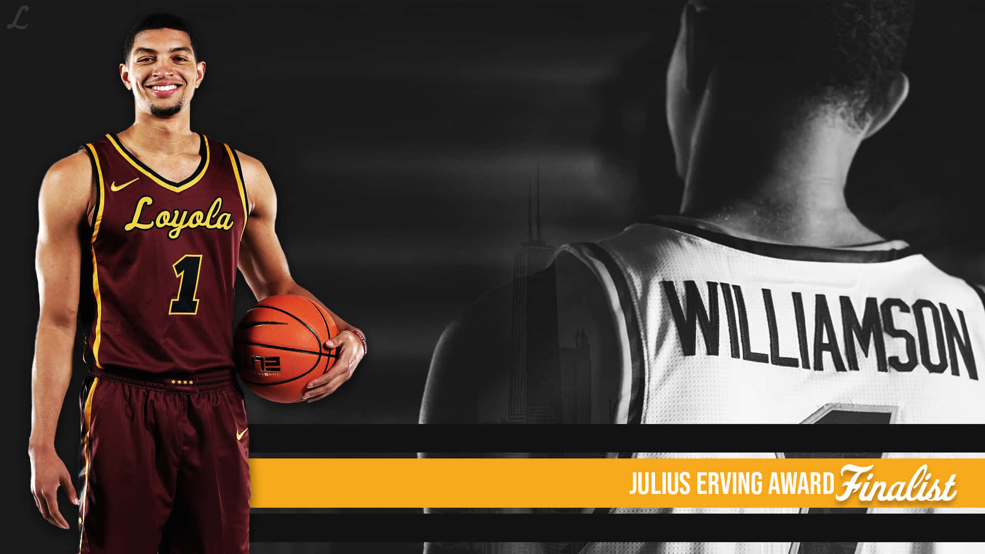 Loyola Player Lucas Williamson For Julius Erving Award