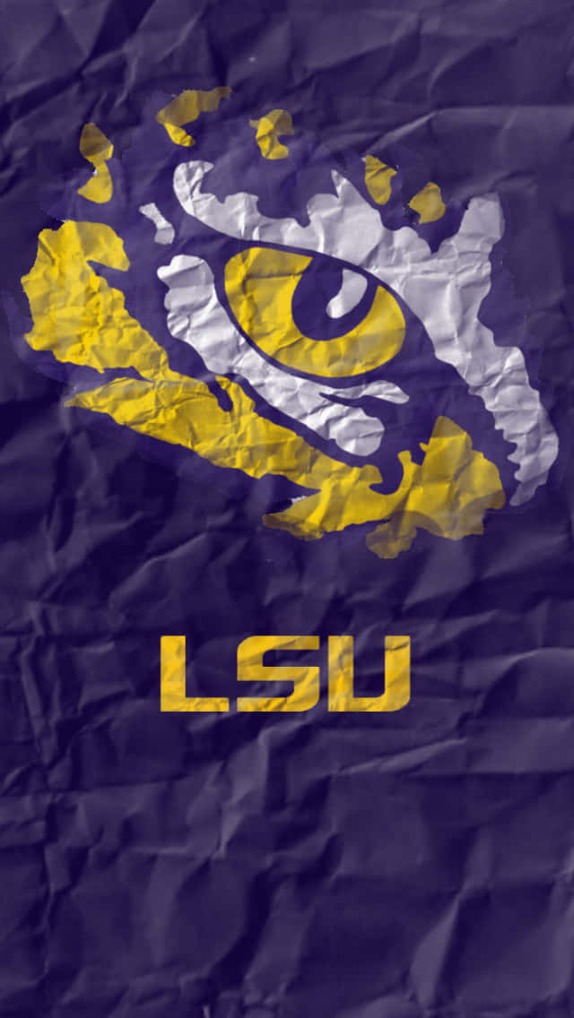 Lsu Tigers And Fans Roaring At A Home Football Playoff Game Background