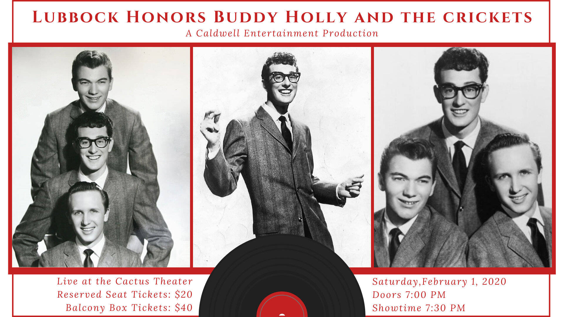 Lubbock Honors Buddy Holly And The Crickets Artists Background